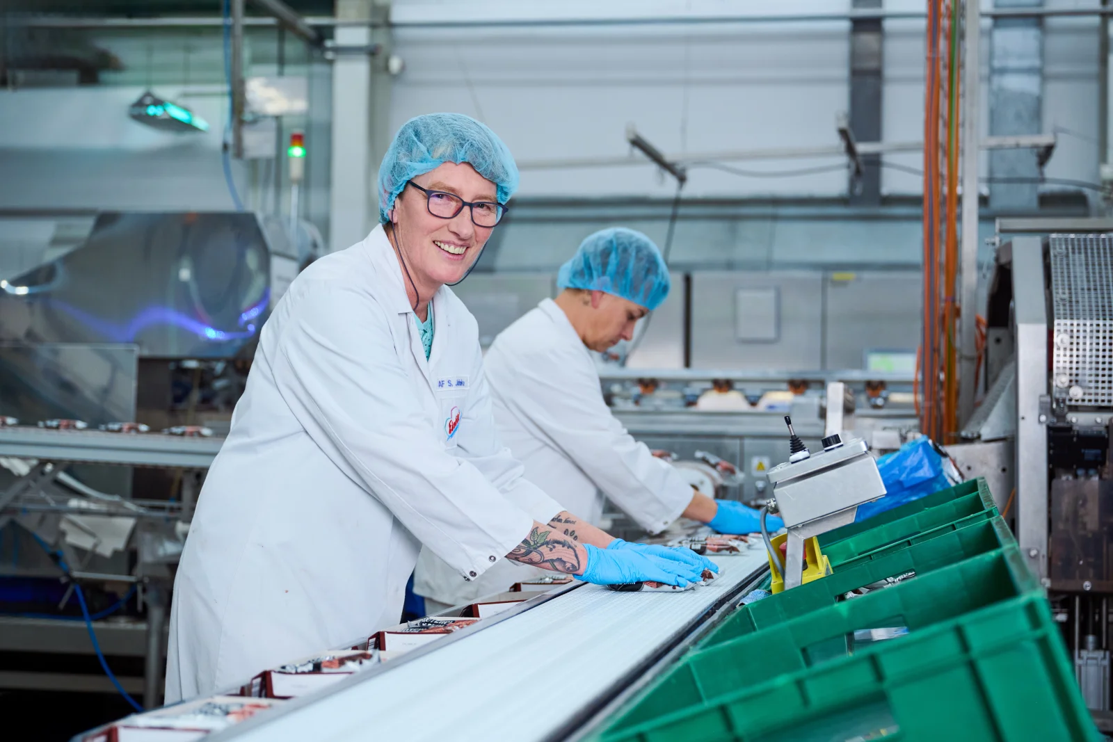 Team in der Produktion in Ribnitz-Damgarten